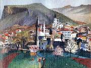 Tivadar Kosztka Csontvary Springtime in Mostar oil painting reproduction